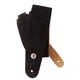 Кожаный гитарный ремень D'Addario 25SS00-DX Suede Guitar Strap (Black) - изображение 1