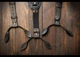 Шкіряні чоловічі підтяжки ручної роботи Klausberg Leather на шкіряних петлях; темно-шоколадного кольору 100-115см (KLS-115CHL) - зображення 6