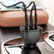 Автомобильное зарядное устройство Acefast B14 165W 2xUSB-C/USB-A Black (6974316282938) - изображение 5