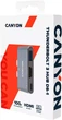 Мультипортова док-станція Canyon 3-в-1 USB Type C (CNS-TDS01DG) - зображення 4