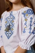 Вишиванка для дівчинки Галичанка Забава синій 104 - изображение 2