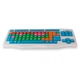 Дитяча бездротова клавіатура MEETION WK800 2.4G Kids wireless Keyboard RU/EN Layout білий - зображення 3