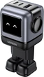 Сетевое зарядное устройство Ugreen CD361 USB+2xUSB-C 65W Robot GaN Tech Fast Charger Grey (UGR-25685B) - изображение 1