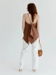 Топ женский ARTKNIT Fashion One Size Коричневый (4823093472815) - изображение 5