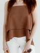 Топ женский ARTKNIT Fashion One Size Коричневый (4823093472815) - изображение 9