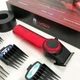 Профессиональная машинка для стрижки волос VGR V-001 RED с дисплеем 9000 об и 10 насадками (1,5-24 мм) - изображение 3