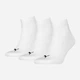 Набор женских носков коротких хлопковых Puma Unisex Quarter Plain 93858909 35-38 3 пары Белый (8720245637695) - изображение 1