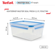 Набір контейнерів Tefal MasterSeal Прямокутні 2.3 л + 550 мл (SET18_2пр.) - зображення 4