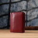 Кошелек женский для карточек из натуральной кожи ST Leather Accessories leather-23077 Бордовый - изображение 10