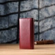 Кошелек женский для карточек из натуральной кожи ST Leather Accessories leather-23089 Бордовый - изображение 10