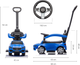 Pojazd Milly Mally Mercedes C-Class Niebieski (5901761127157) - obraz 5