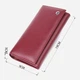 Кошелек женский для карточек из натуральной кожи ST Leather Accessories leather-23098 Бордовый - изображение 3