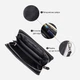 Кошелек женский для карточек из натуральной кожи ST Leather Accessories leather-23101 Черный - изображение 4