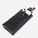 Кошелек женский для карточек из натуральной кожи ST Leather Accessories leather-23101 Черный - изображение 7