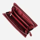Кошелек женский для карточек из натуральной кожи ST Leather Accessories leather-23102 Бордовый - изображение 5