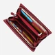 Кошелек женский для карточек из натуральной кожи ST Leather Accessories leather-23102 Бордовый - изображение 6