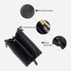 Кошелек женский для карточек из натуральной кожи ST Leather Accessories leather-23111 Черный - изображение 4
