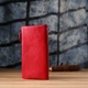 Кошелек женский для карточек из натуральной кожи ST Leather Accessories leather-23109 Красный - изображение 9