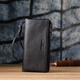 Кошелек женский для карточек из натуральной кожи ST Leather Accessories leather-23111 Черный - изображение 9