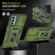 Ударопрочный чехол Epik Camshield Army Ring для Samsung Galaxy M34 5G Оливковый / Army Green - изображение 2