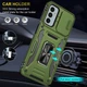 Ударопрочный чехол Epik Camshield Army Ring для Samsung Galaxy M34 5G Оливковый / Army Green - изображение 3