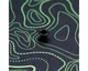Кайдекс 2мм Topo Black (Toxic Yellow Lines) 300х150мм - изображение 2