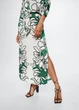 Атласна спідниця Mango Printed Satin Зелений L 37041308 - изображение 1