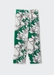 Атласні штани MANGO Flori-A Зелений L 37061308 - изображение 5