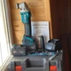 Аккумуляторная угловая шлифмашина с 2 аккумуляторами 48V Duku Tool, беспроводная болгарка в пластиковом кейсе BLG-48-Blue/Black - изображение 7