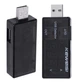 Тестер USB для перевірки зарядних пристроїв та кабелів Keweisi KWS10-VA 3-9V 3A - зображення 2