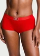 Комплект белья (лиф+трусики шортики) Victoria's Secret Logo Shine Patch 70B/S красный - изображение 4