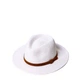 Шляпа федора с ремешком LuckyLOOK Аделин One Size Белый 733-619 - изображение 1