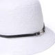 Шляпа женская с ремешком LuckyLOOK Синтия One Size Бело-черный 734-401 - изображение 5
