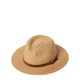 Шляпа федора с ремешком LuckyLOOK Аделин One Size Бежево-коричневый 733-633 - изображение 1