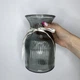 Ваза для цветов стеклянная 19,5 см Crystal 6841679 серый - изображение 3