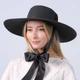 Шляпа женская с лентой-завязкой LuckyLOOK Перис One Size Черный 735-163 - изображение 8