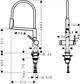 Смеситель кухонный Hansgrohe Talis Select M54 72861340 - изображение 11