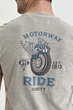 Футболка з принтом "RIDE" Schott NYC 7607 XL - зображення 4