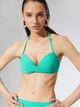 Верхняя часть купальника женская Koton 2SAK10114BM756 34 Зеленая (8683351766935) - изображение 1