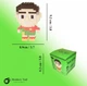 Конструктор 3D Blocks Beixi C. Ronaldo, 560 деталей ZQMX-01 - изображение 3