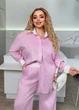 Женский костюм в полоску 441784 Розовый 52-54 - изображение 3