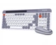 Комплект клавиатура+мышка Maxxter KMS-WCM-03G-UA беспроводной, ножничный механизм, белый с серым - изображение 2