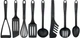 Набор кухонных принадлежностей Tefal Bienvenue 8 предметов Черный (SET3_8пр.) - изображение 1