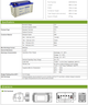 Аккумулятор Ultracell UCG120-12 GEL 12V 120Ah - изображение 2