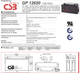 Акумулятор CSB GP12650 - зображення 2