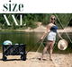 Туристичний візок Nils Camp NC2604 XXL 180 L Чорний (5908261680397) - зображення 5
