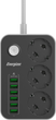 Listwa zasilająca Energizer 3 gniazda 6 USB 2 m Black (EPB2500W01EU) - obraz 5