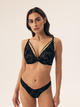 Biustonosz damski Push Up z fiszbinami Esotiq Bree 41707-61X 80C Czarny (5903972518595) - obraz 3