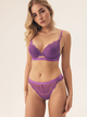 Бюстгальтер Push-up з кісточками мереживний Bloovii Ocrissa 42244-45X 75D Фіолетовий (5903972543252) - зображення 5