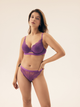 Бюстгальтер Push-up з кісточками мереживний Bloovii Ocrissa 42244-45X 75D Фіолетовий (5903972543252) - зображення 6